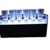 Porta shots Caja Acrilico para 12 Vasitos Con luz Led de un color - Imagen 3