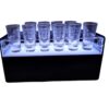 Porta shots Caja Acrilico para 12 Vasitos Con luz Led de un color - Imagen 6