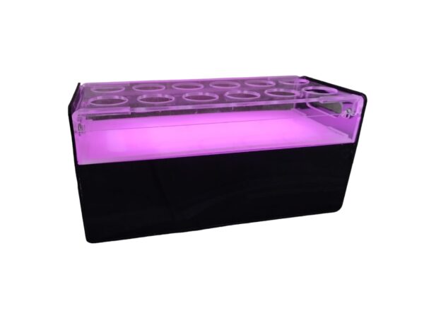 Porta shots Caja Acrilico para 12 Vasitos Con luz Led de un color - Imagen 8