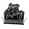 Porta Shots De Acrílico Happy Birthday neon LED - Imagen 3